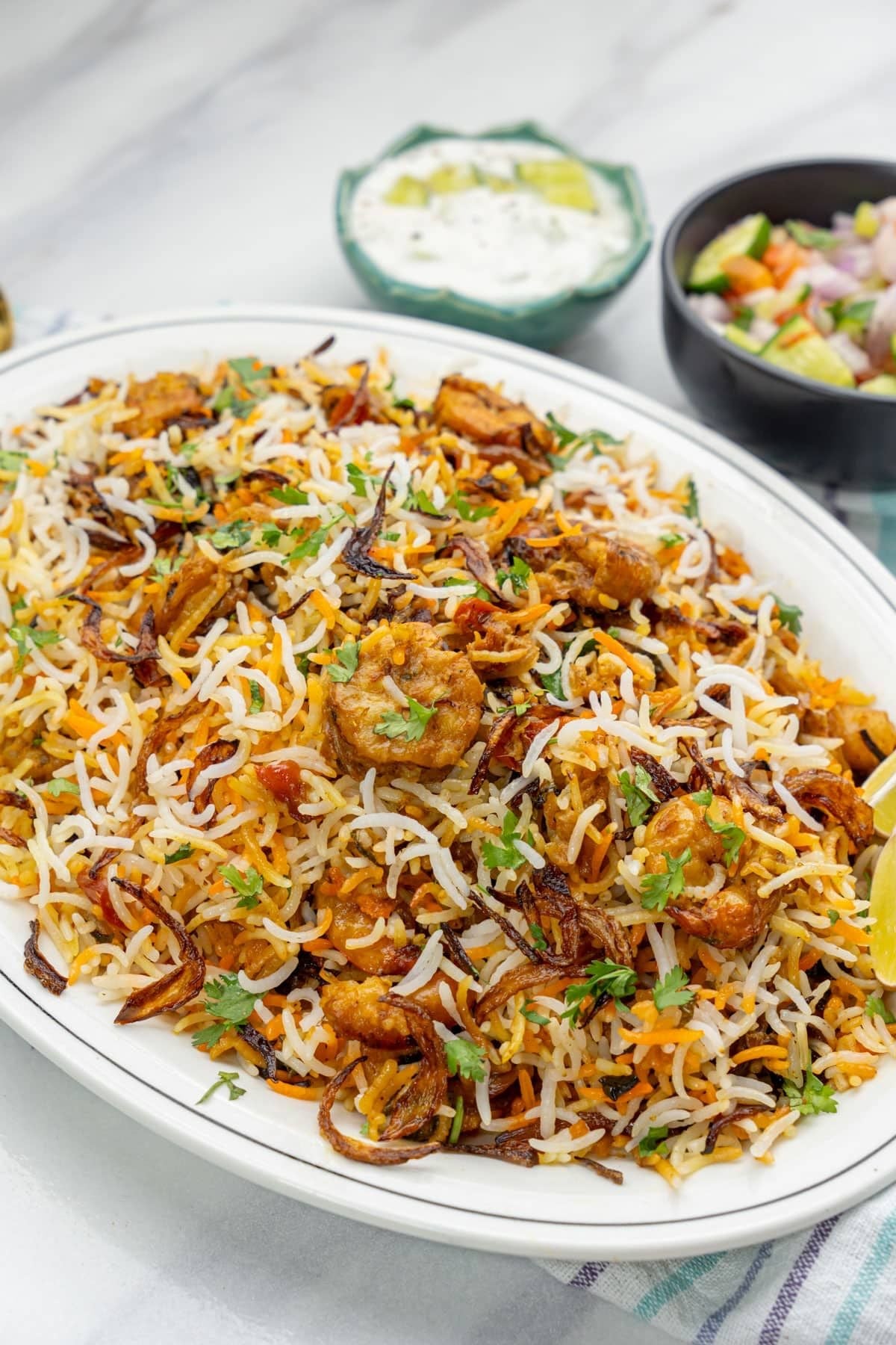 Gongura Prawn Biryani