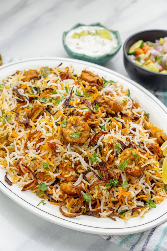 Gongura Prawn Biryani